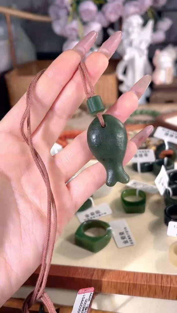 项链未镶嵌和田玉多样性发其一孤品默认微瑕