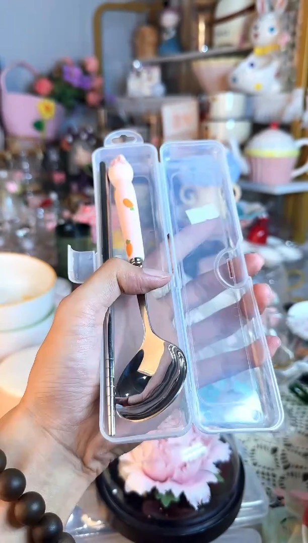 瓷片高颜值又实用的一勺一筷