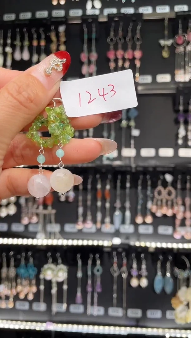 【闪购商品】紫晶耳饰银S925镶嵌喜欢拍