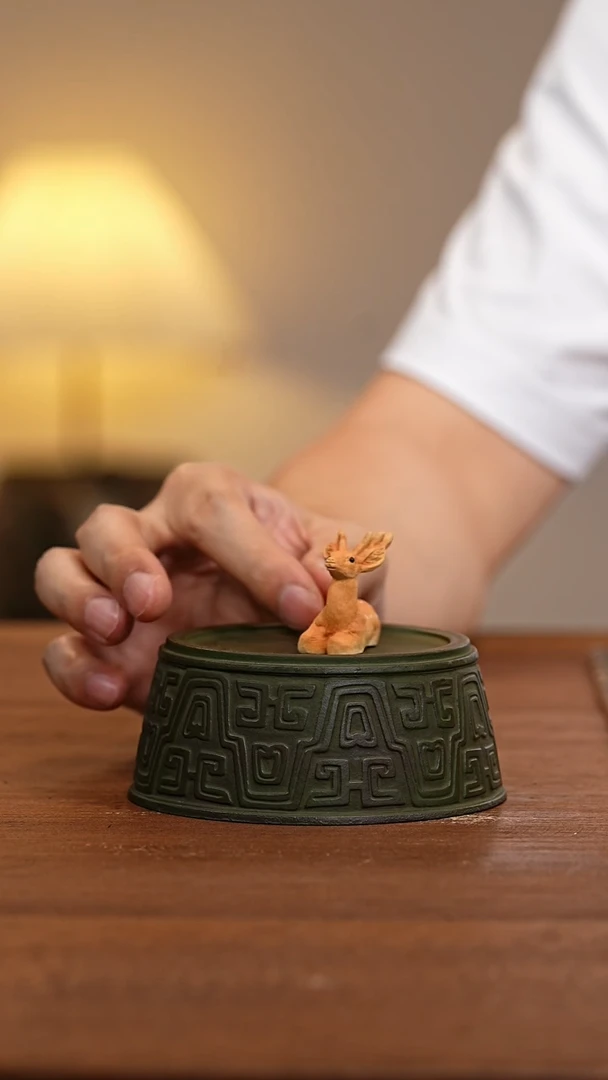 紫砂茶宠梅花鹿茶宠