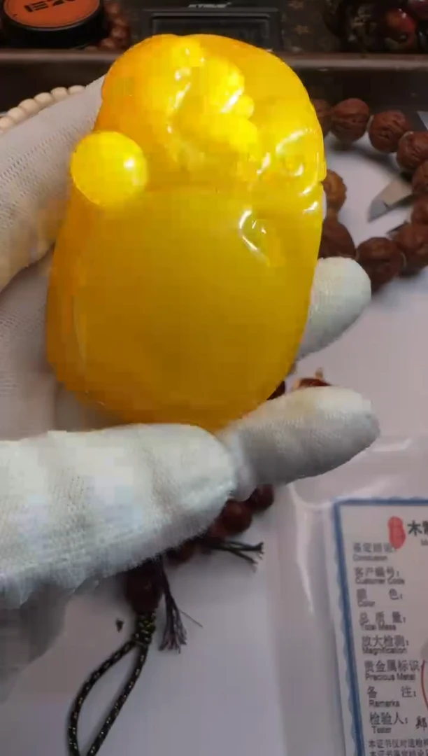 蜜蜡颈饰未镶嵌蜜蜡