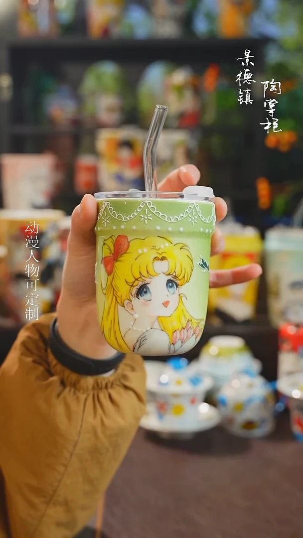 景德镇高温釉下彩纯手工手绘