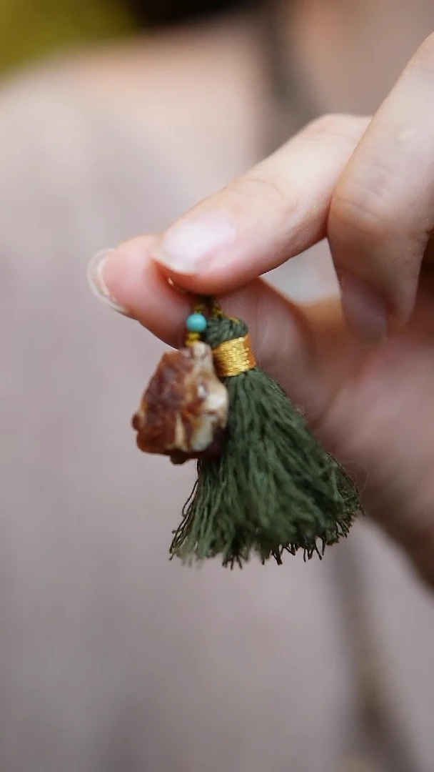 裸石琥珀未镶嵌*蜜蜡小提溜配饰*活扣头可拆*百搭手串项链