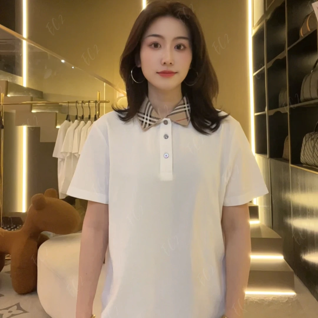 【27号链接】25年夏季新款男女潮牌时尚休闲修身polo衫短袖T恤2262