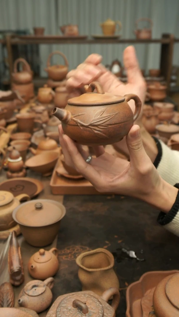 老岩泥原矿老岩泥  扁竹壶180ml