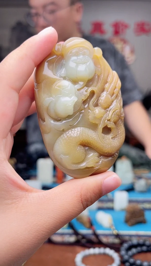 和田玉未镶嵌挂件1