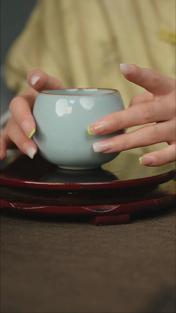 全品 禅定杯 带底款