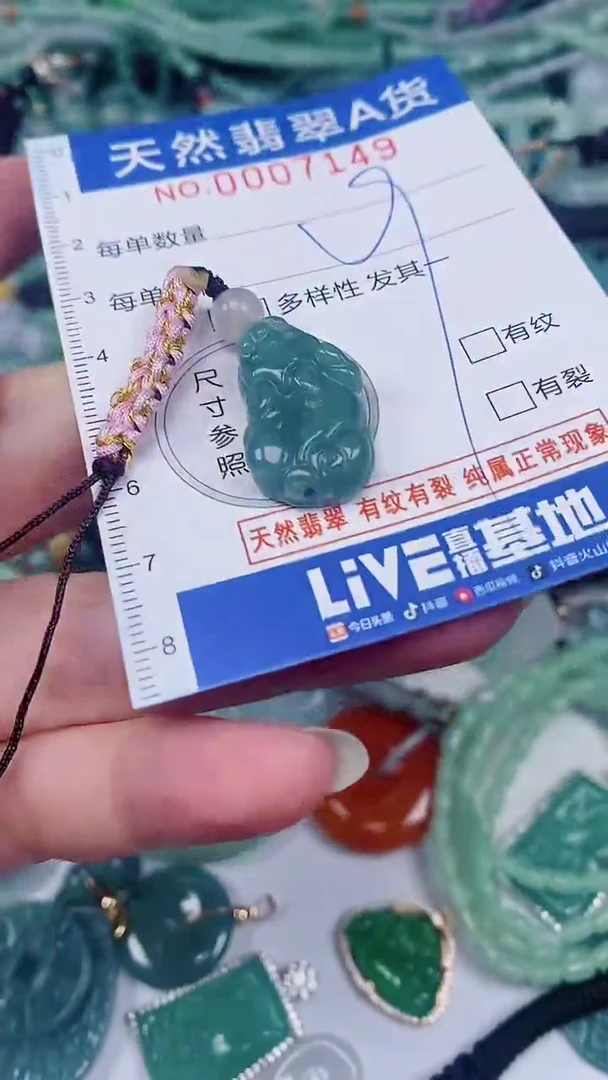 翡翠未镶嵌颈饰00007149