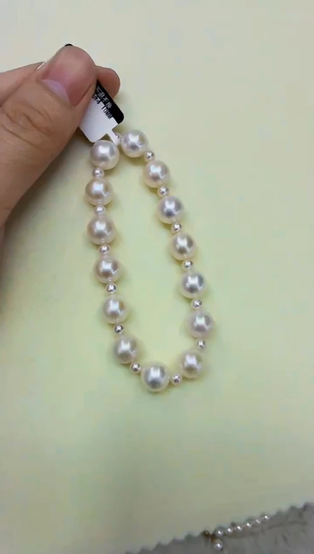 未镶嵌DA淡水珍珠手链4-10 y801