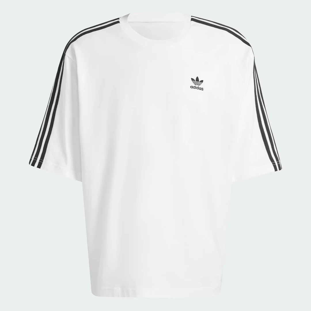 adidas/阿迪达斯Oversize tee三叶男女明星系列圆领T恤IZ2474