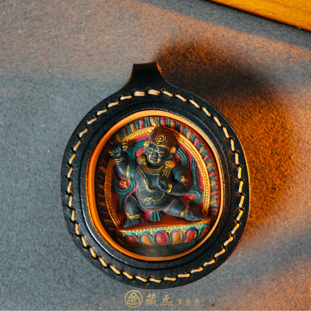 【金刚不催 智勇无畏】纯手绘仿古风格金刚手菩萨擦擦佛