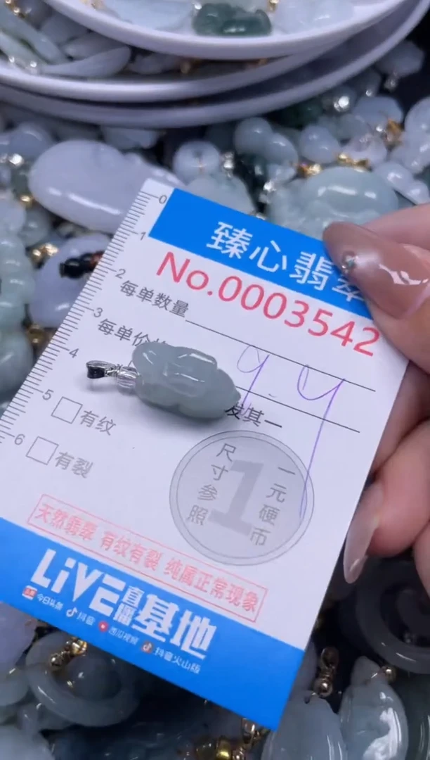 颈饰未镶嵌翡翠3542