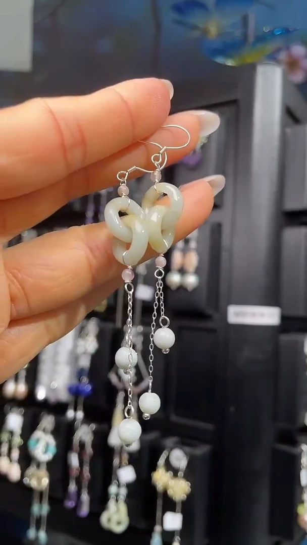 银S925镶嵌耳饰紫晶?****?紫气东来☀顺