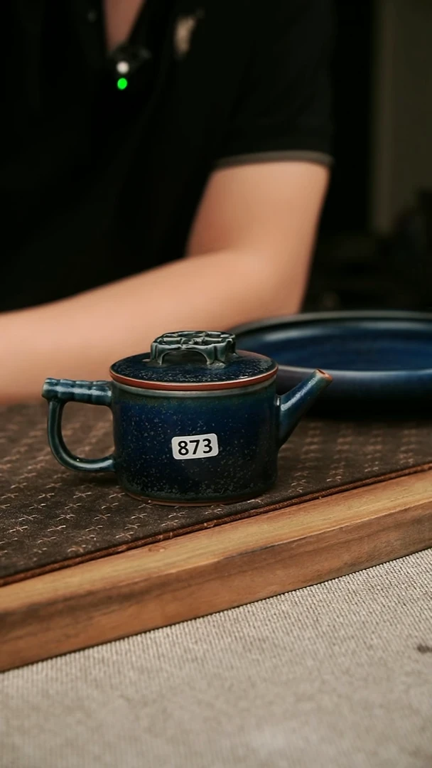 ~****~瓷片钧瓷茶器茶壶873
