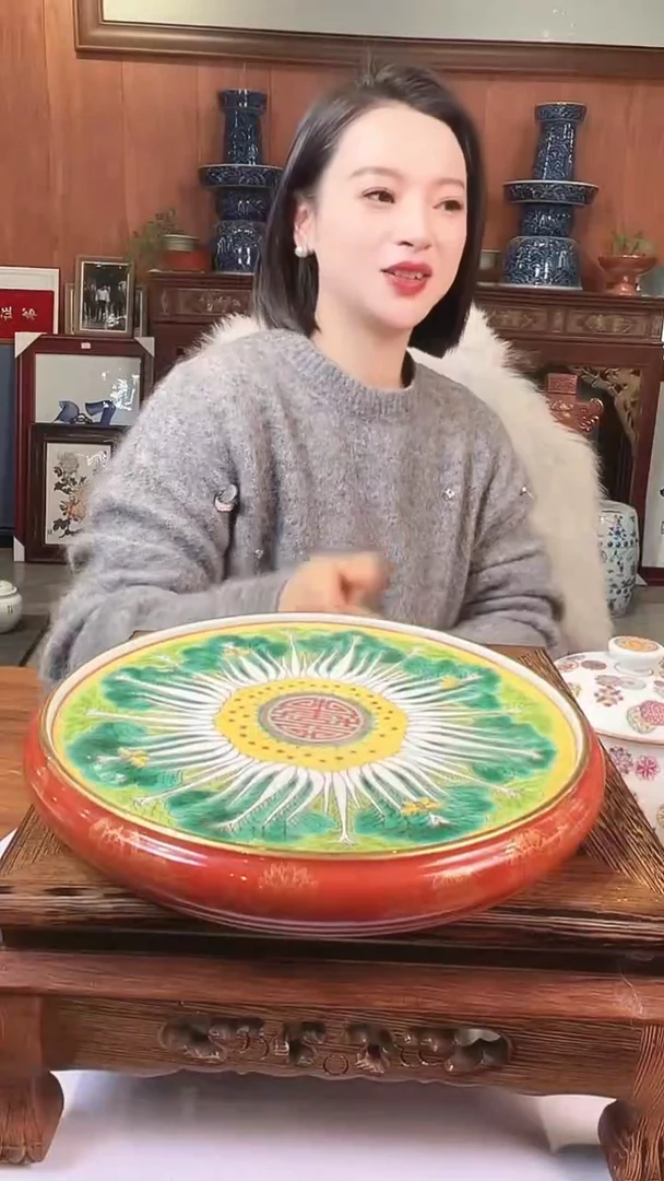 摆件陶景德镇陶瓷青花摆件28