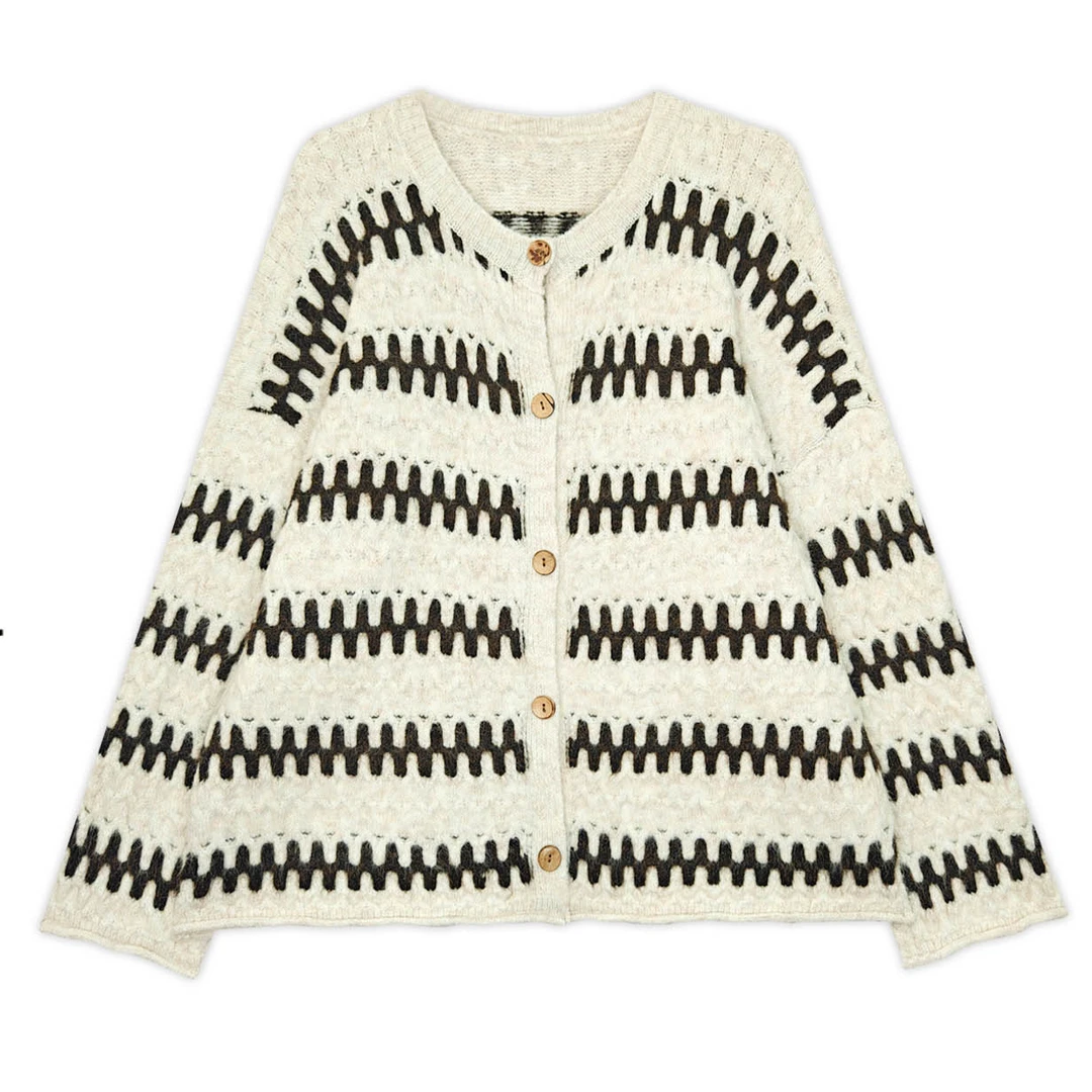 2025冬季新款设计师条纹时尚毛衣MY5823