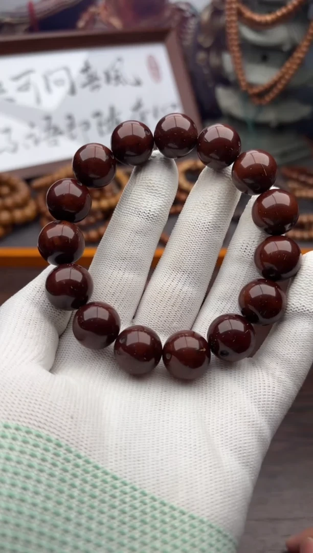 紫金鼠手串12号光珠
