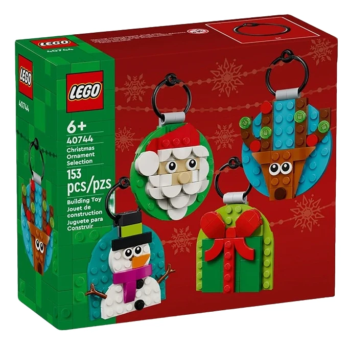 LEGO/乐高【圣诞好礼】40744圣诞节饰品精选益智拼插玩具拼装积木