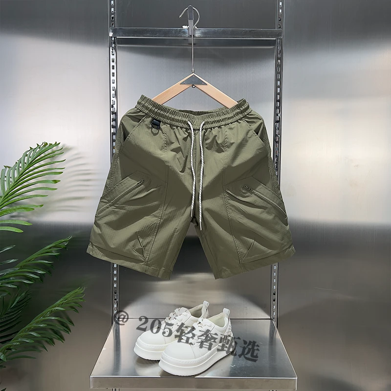 【高端】户外运动短裤男夏季新款防水防泼速干宽松百搭舒适休闲美式