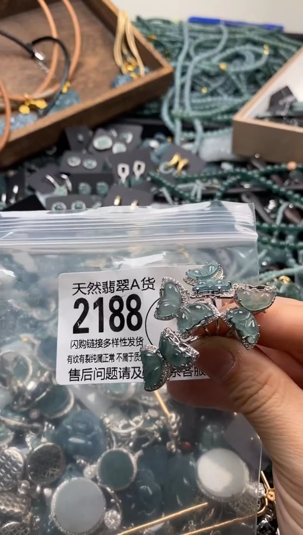 【闪购商品】翡翠颈饰未镶嵌多样性发其一2188