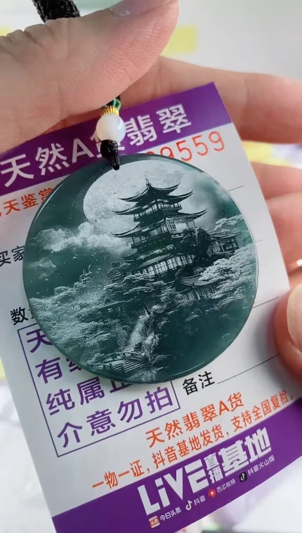 翡翠未镶嵌颈饰