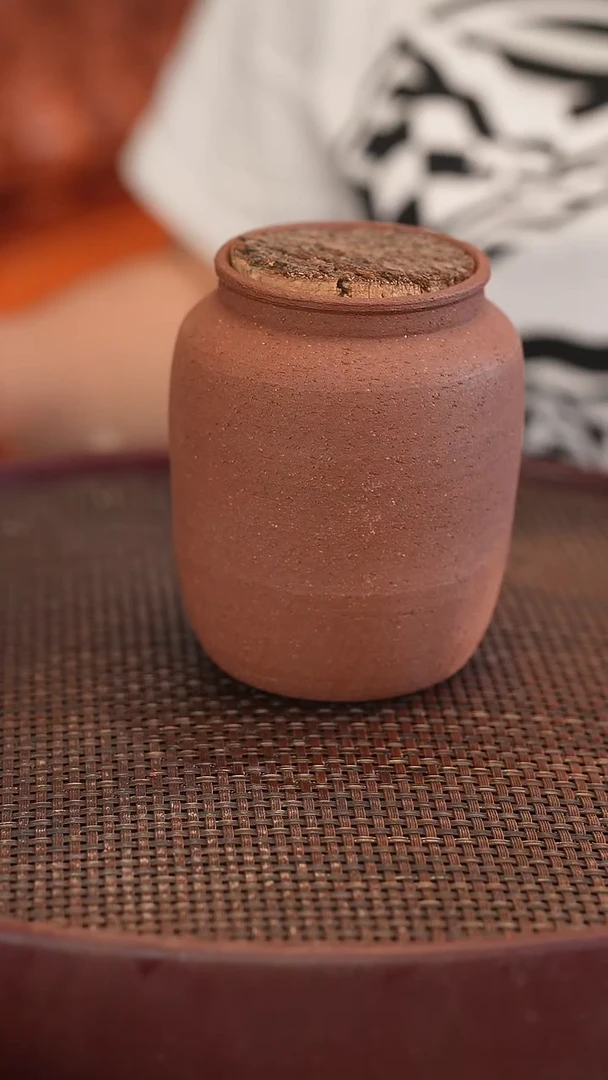 茶壶紫砂原矿手工制作茶叶罐