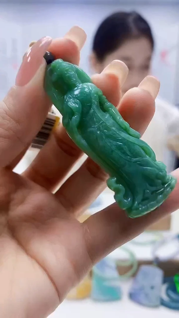 未镶嵌定制翡翠3099ty-毛货挂件12