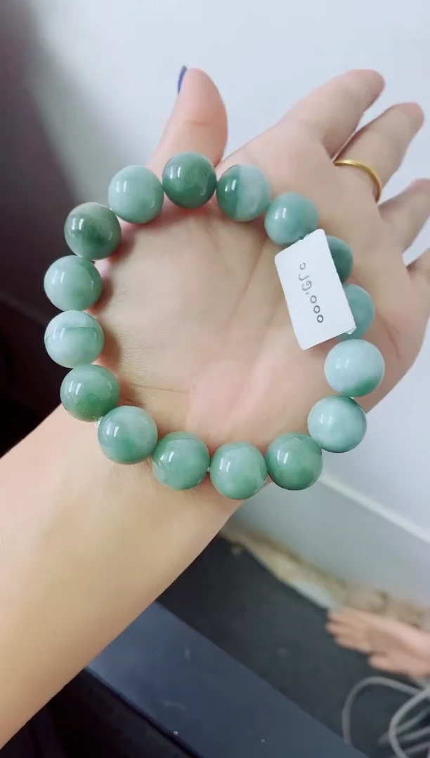 未镶嵌定制翡翠珠串