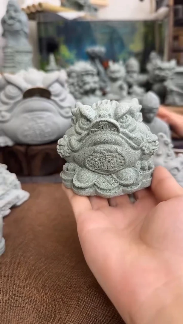 石材青砂石新款金蟾
