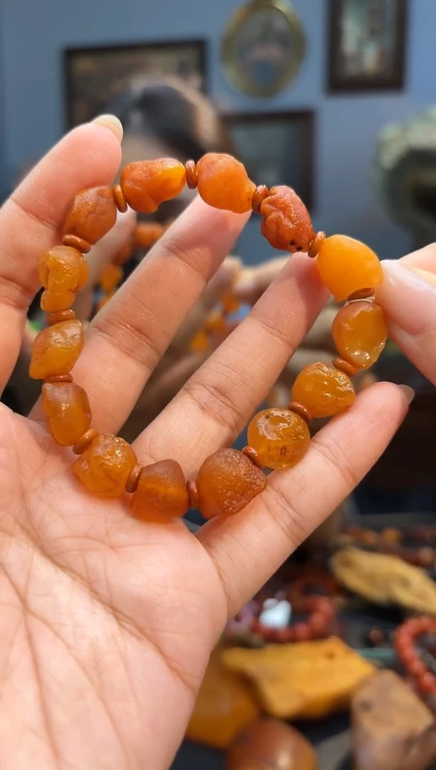 手串琥珀未镶嵌手串