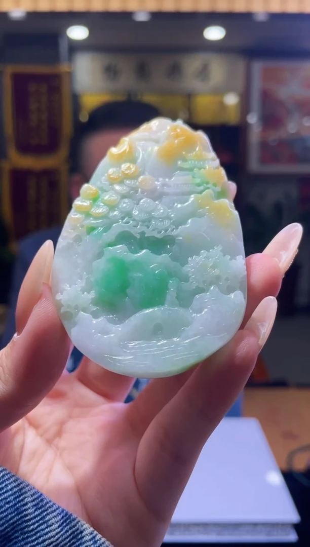 翡翠未镶嵌颈饰N-@@BSG428023