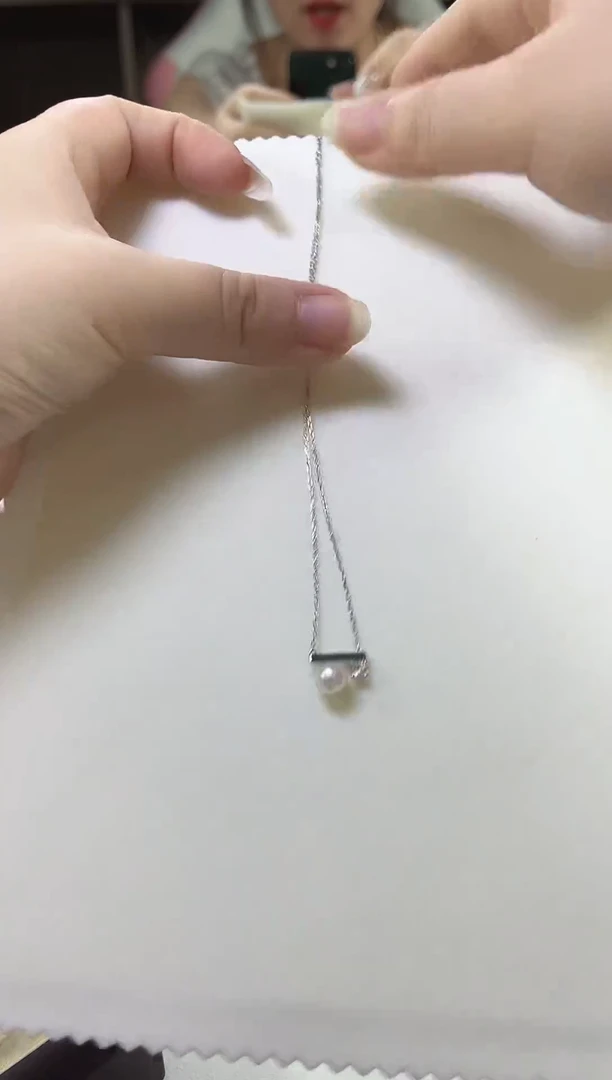 吊坠(赠链)银S925镶嵌海水珍珠吊坠
