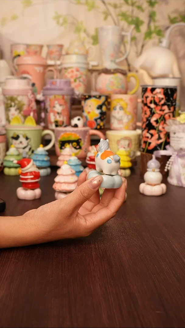 陶景德镇手绘的杯子