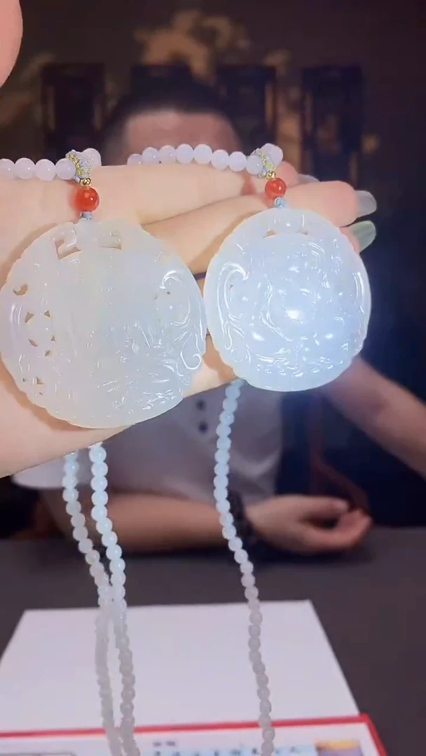 和田玉未镶嵌颈饰C720