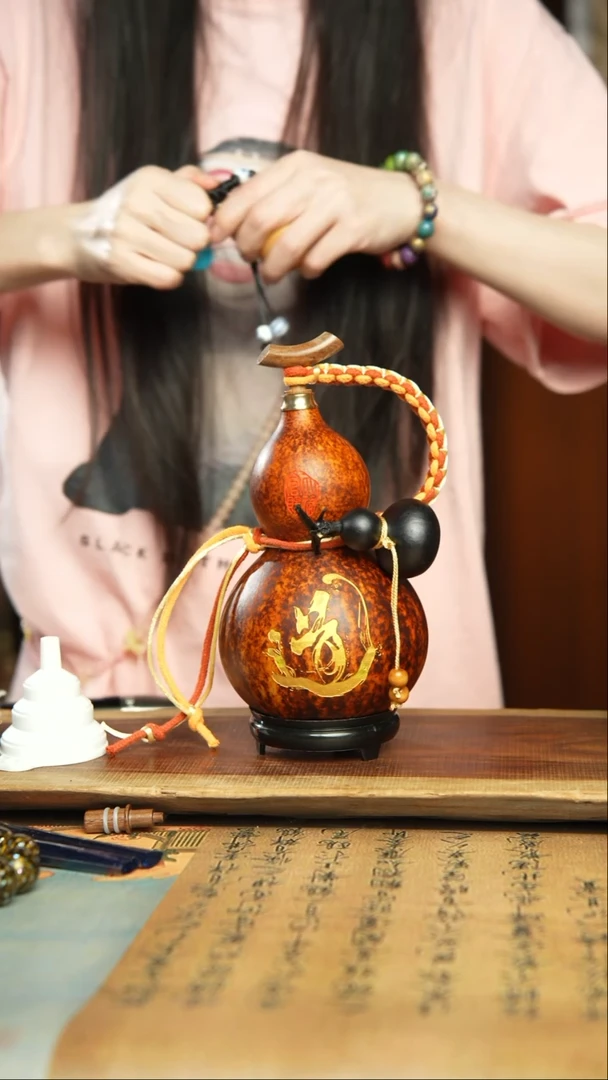333号500ml左右非遗大漆酒葫芦