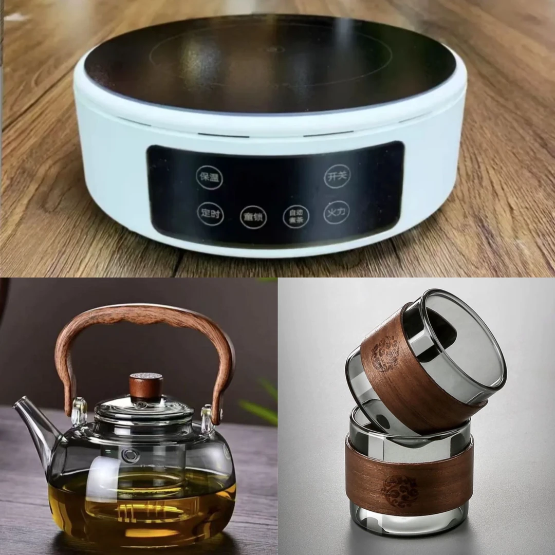 炉+壶+2杯1500瓦恒硕电陶炉多功能煮茶器