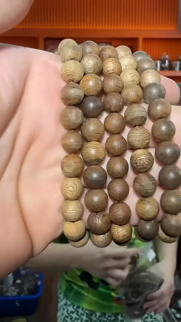沉香手串110号单圈文莱软丝多样性发一