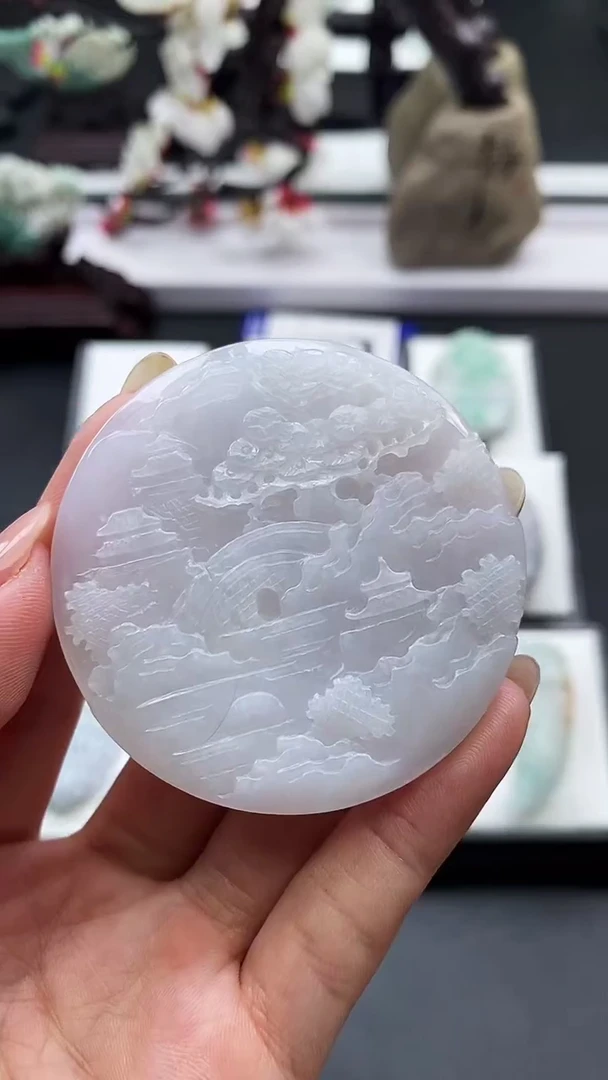 【闪购商品】翡翠颈饰未镶嵌天然缅甸A货翡翠