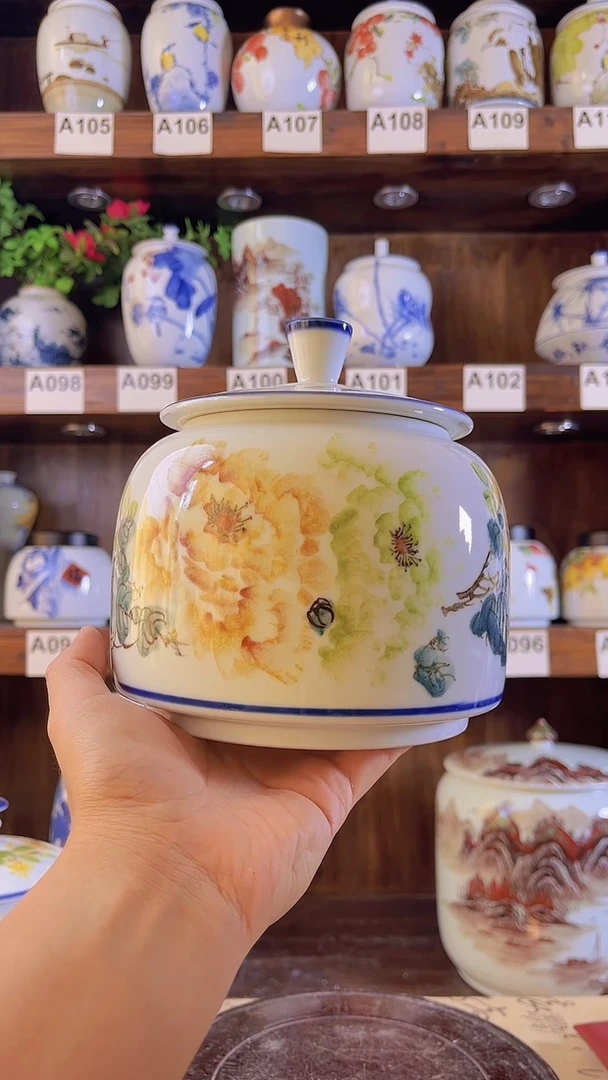 迎君陶瓷纯手工手绘