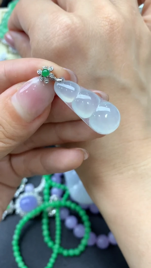 【闪购商品】翡翠颈饰18K金镶嵌262-中国好珍宝