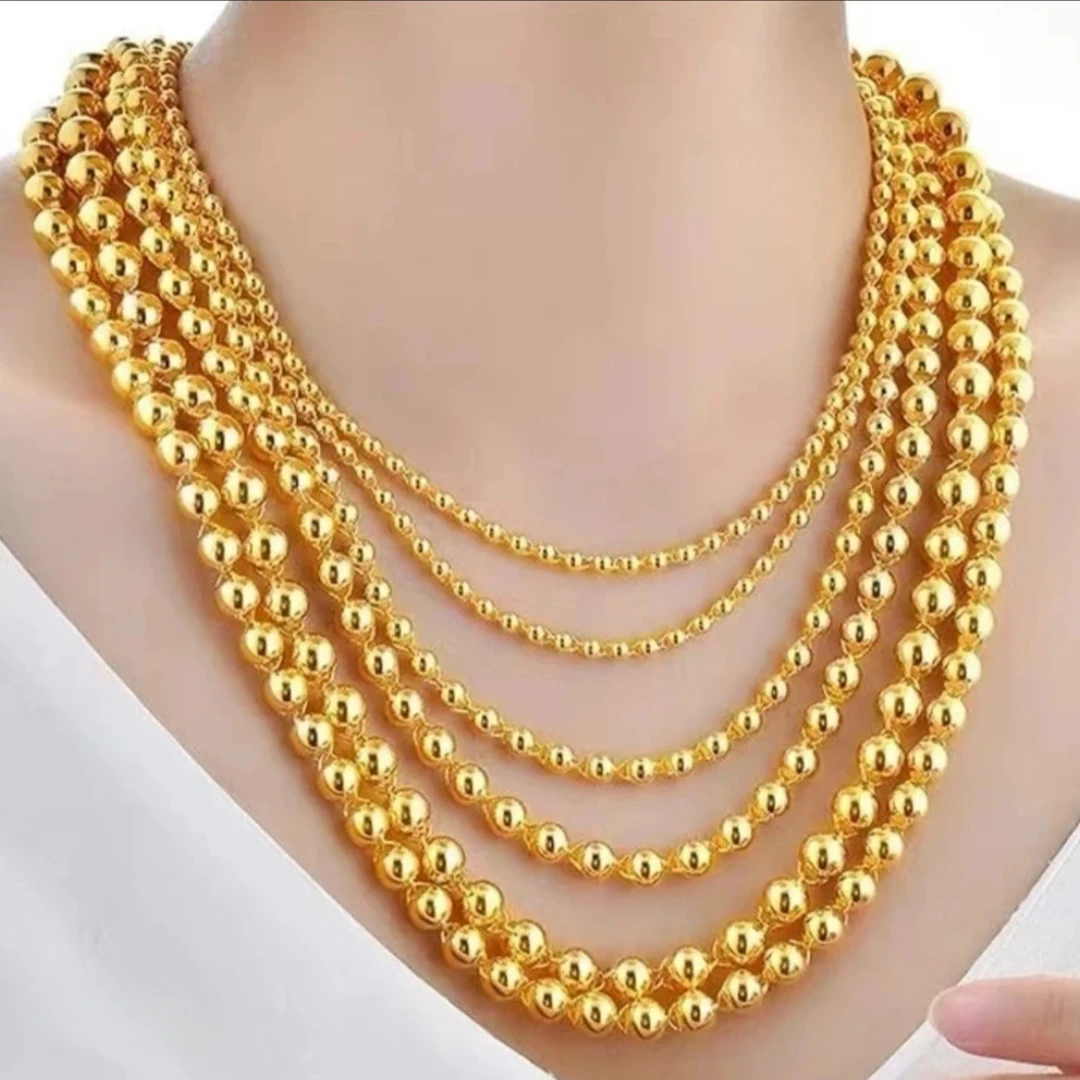 合金项链 【圆珠项链】霸气 时尚 经典 潮流 大气 精致