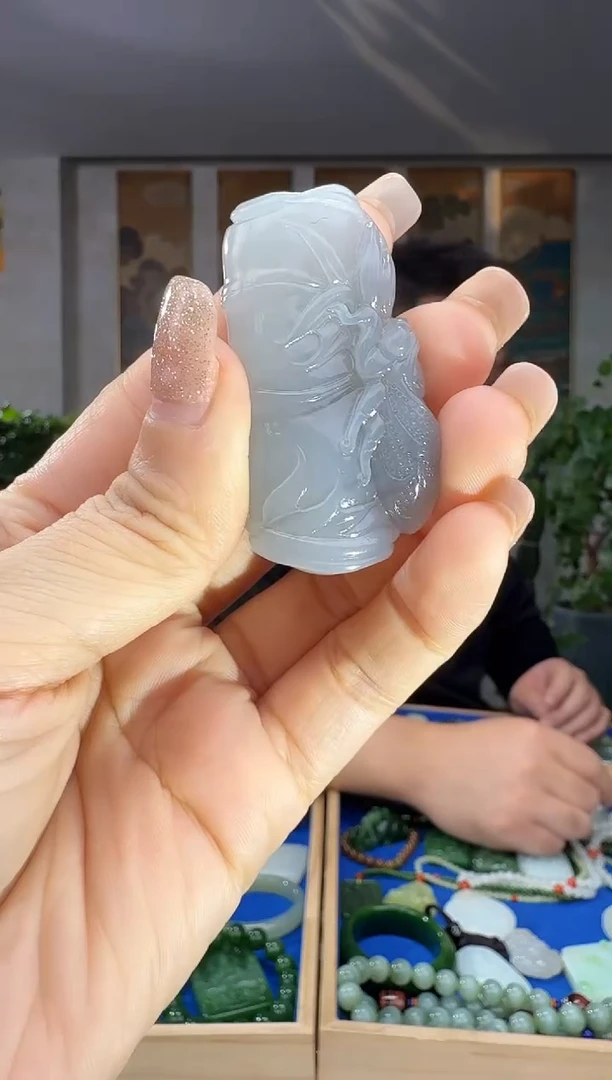 颈饰未镶嵌和田玉拍一发一