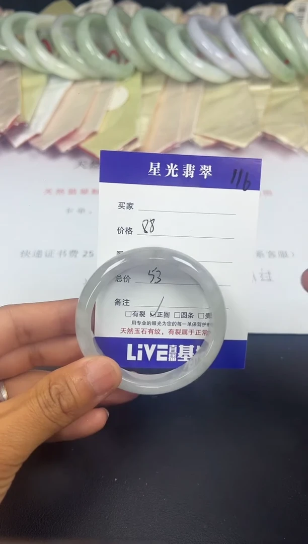 未镶嵌手镯翡翠手镯