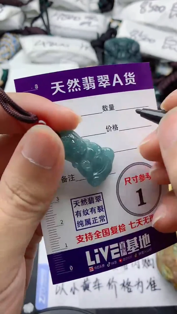 翡翠未镶嵌颈饰888