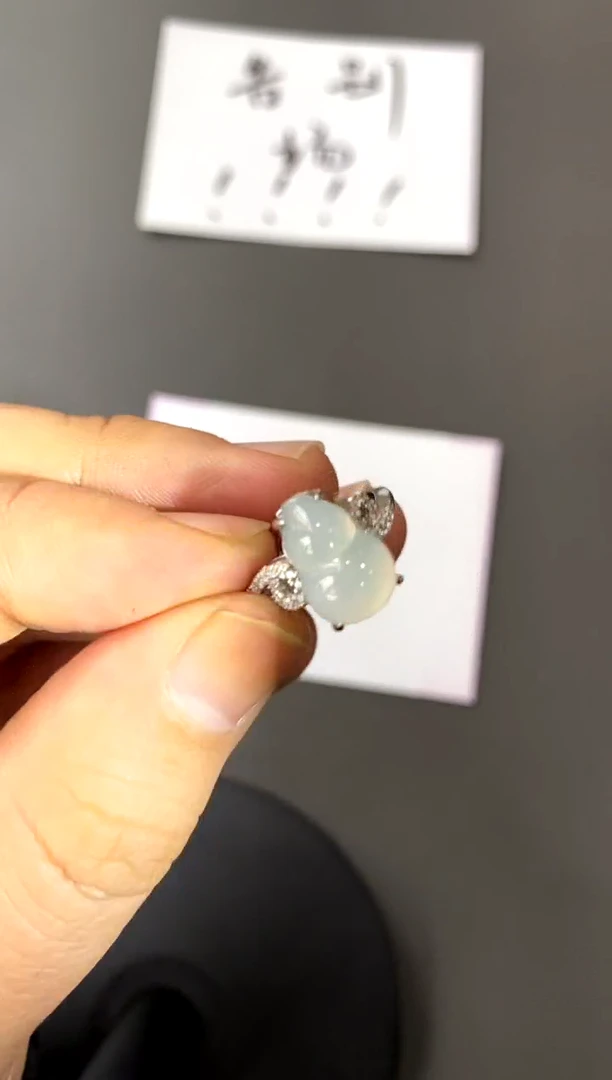 【闪购商品】翡翠戒指银S925镶嵌买断价
