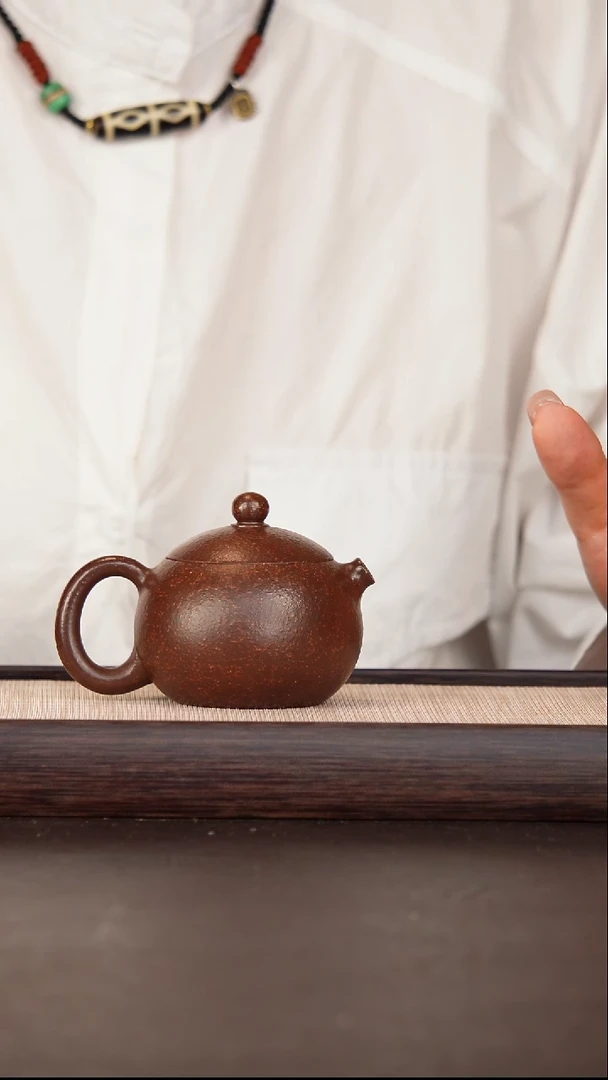 茶壶紫砂茶壶原紫砂紫袍玉砂120cc