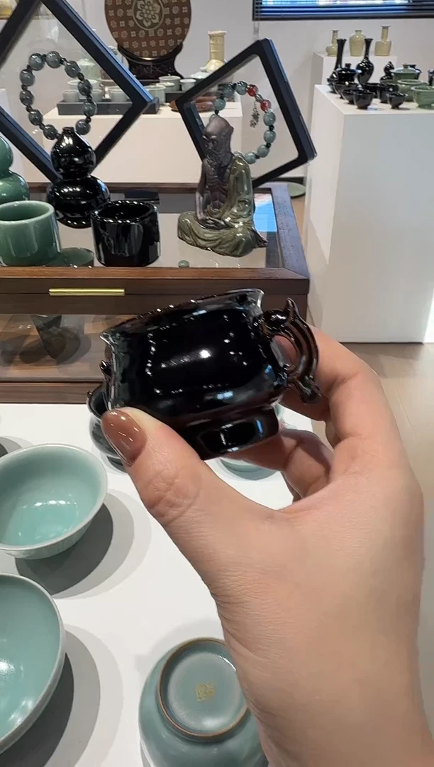 青瓷手工茶器包邮