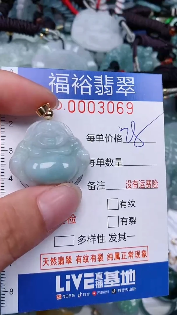 翡翠未镶嵌颈饰...0003069