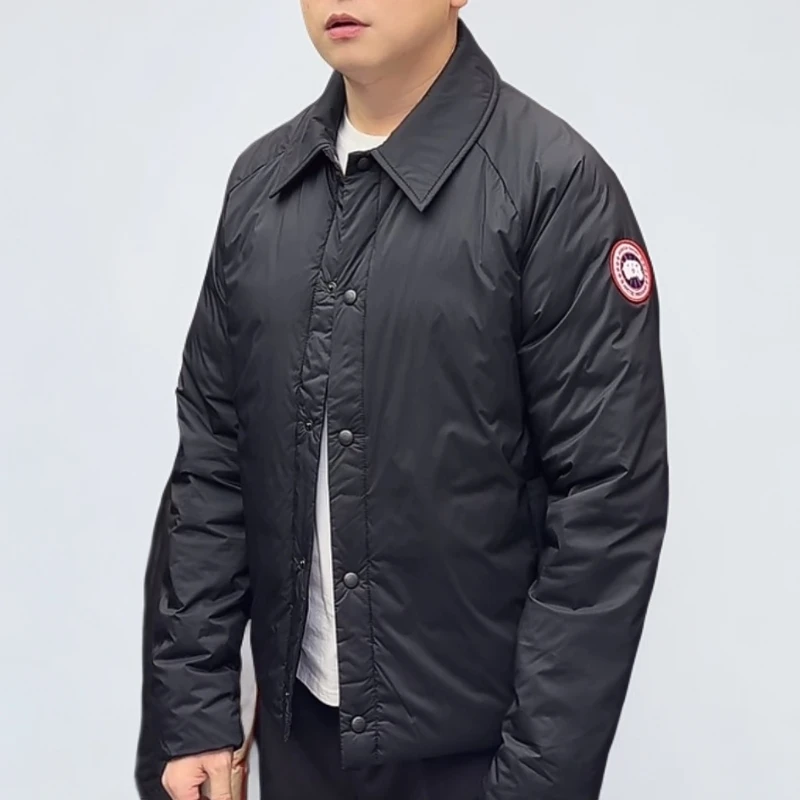 未使用 CANADA GOOSE 未使用加拿大鹅2755M61哑光翻领中厚羽绒服