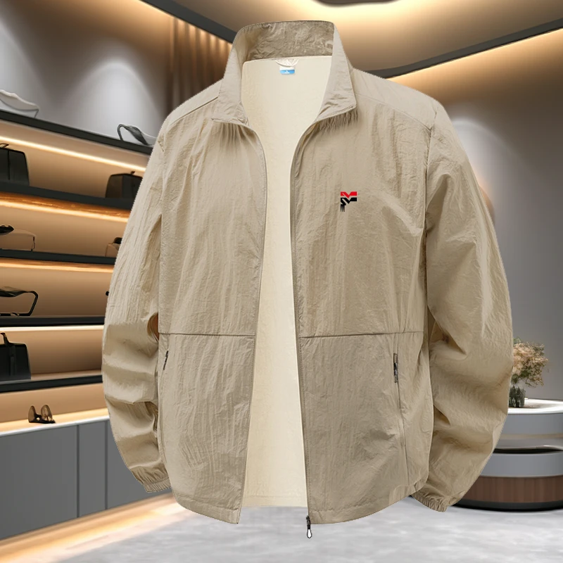 【奥莱撤柜】户外运动防晒服夏季薄款菲乐动立领凉感冰丝中青年钓鱼